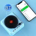 Manovo H3 Macaron Vinyl Record Player Bluetooth Speaker Retro Radio Stereo. 