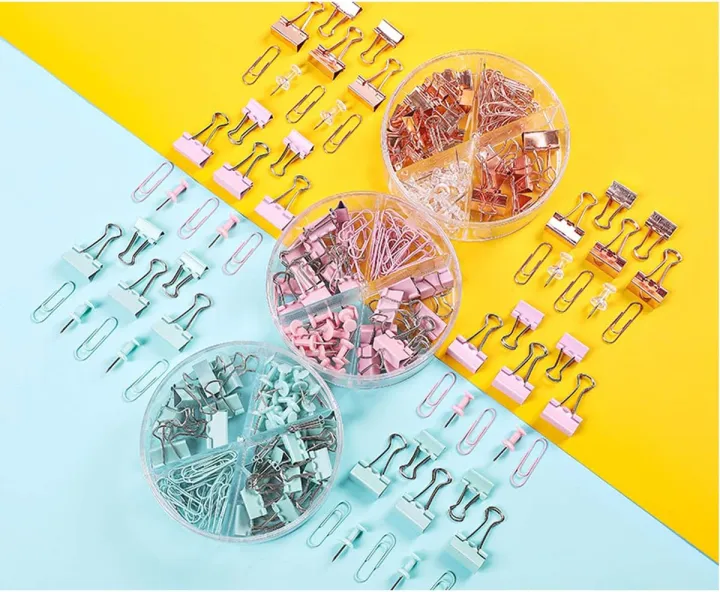 Paper%20Clips%20Stationery%20Set%20Paper%20Binder%20Swallowtail%20Clip%20Map%20Push%20Pins%20Paper%20Clips%20Office%20Supplies%20Set%20with%20Clear%20Box%20for%20Study%20Office%20Home%20Art%20Crafts%20-%20Image%204