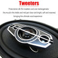 6X9 Inch 1000W 5-Way HiFi Coaxial Speaker With Dust Cover And Audio Cable Car Door Auto Audio Music Stereo Full Range Speakers.
