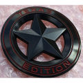 SL Car Five-pointed Star Badge Sticker Colorful Weatherproof 3d Three-dimensional Emblem Universal Modified Stickers. 