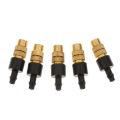 Migeet 5 pcs Adjustable Sprayer Brass Atomizing Nozzle, Drip Irrigation Sprinkler, Garden Cooling 4 / 7 capillary for Mini Drip Garden Watering Irrigation Spray. 