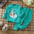 Christmas Pajamas for Kids 0-6 Years Boys Clothing Santa Claus Sleepwear Toddler Girls Xmas Nightwear New Year Party Gift DS39. 