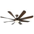 Yamada 336 DC 8 blades 1500MM / 60" Ceiling Fan (Malaysian Brand) Dark Wood.