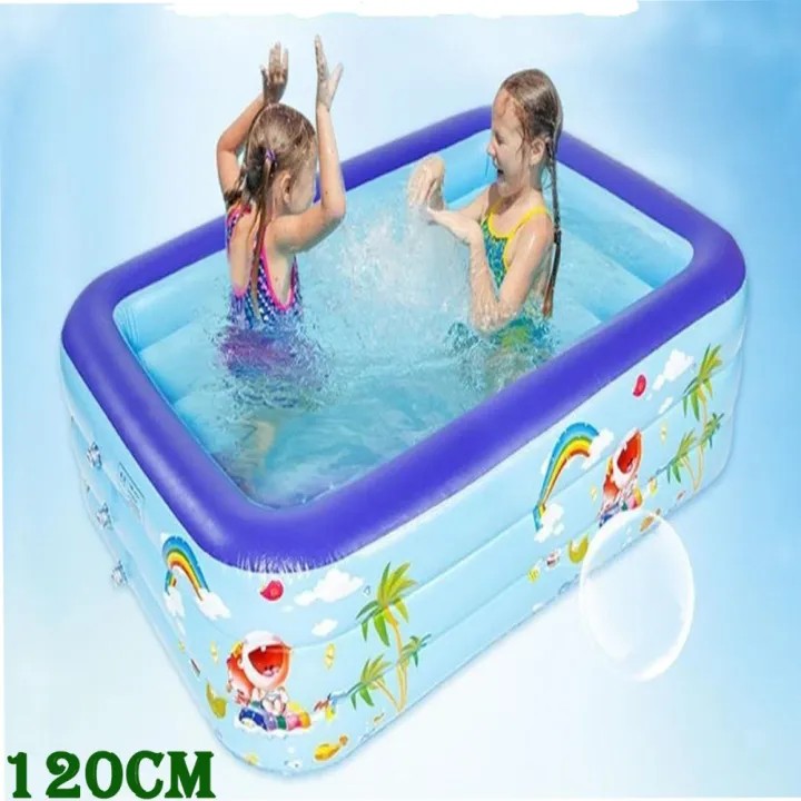 Inflatable%20Swimming%20Pool%20Large%20Family%20Pools%20120cm%20Rectangle%20Framed%20Children%20Swimming%20Pool%20Summer%20Outdoor%20Kids%20Baby%20Bathtub%20Toys%20-%20Image%202