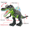 Large Electric Dinosaur Toy Jurassic Park World Walking Dinosaur Robot With LED Light Sound Tyrannosaurus Rex Toys For Boys Kids LaoXzhongX. 