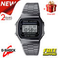 (Ready Stock) G .Shock A168 Men Watch Digital Sport Watch LED Display Water Resistant Shockproof and Waterproof World Time LED Light Sports Square Wrist Watches A168WGG-1A (copy original 1.1 premium). 
