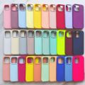 For Apple Iphone 15 Pro Silicone Case Soft Premium Box Silicone Case Liqiued Shock Proof Protective With Camera Bump Proection Mobile Phone Case Iphone15 Pro Maroon Black White Olive Green Sky Blue Pink Iphone 15Pro. 
