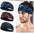 Athletic Lyca Absorbent Cycling Yoga Sport Sweat Workout Headband for Men Sweatband Women Yoga Hair Bands Head Sweat BandsHeadbands. 