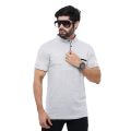 GREY COLOUR COTTON SHORT SLEEVE CASUAL T-SHART FOR MEN..