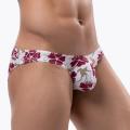 【Limited stock】 EXILIENS Brand Flowers Underwear Men Brief Print Mens Briefs Cueca Male Underwear Men's Underpants Size M-XXL. 