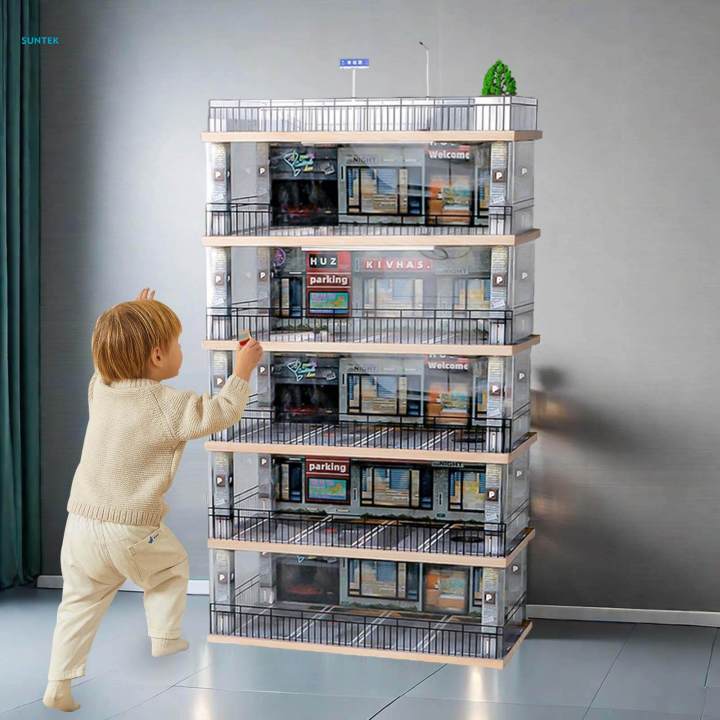 1/32%20Vehicle%20Model%20Display%20Case%20Tabletop%20Decor%20Car%20Garage%20Display%20Case%20Parking%20Lot%20Display%20Case%20for%20-%20Image%202