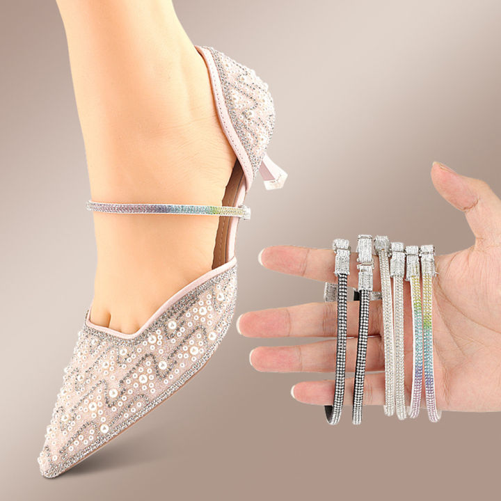 High Heels Shoes Band Anti-loose for Women Shoelaces Anti-drop