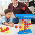 Bouncing Balls Board Game Parent-Child Interactive Throwing Ball Toys Connect Four Ball Game for Adults Kids Party Birthday. 