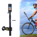 Motorcycle Bike Handlebar Mount Invisible Adjustment Selfie Stick Bicycle Monopod for GoPro DJI Insta360 SJCAM Camera Accessory.