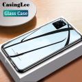 For VIVO Y35 Case Glass silicon Full Protection Tempered Glass Back cover Casing hp For VIVO Y35 Phone cases. 