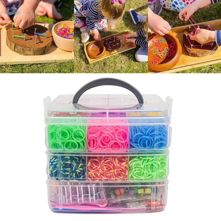 Rubber Bands Bracelets Set Loom Bracelet Making Kits for Boys Girls
