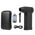 Turbo Jet Fan Compressed Air Duster 130000RPM High Speed Duct Fan Powerful Air Blower for Snow Removal Car Wash A. 