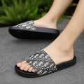 New Collection White And Grey Color P1O Slide Slipper Sandal For Men Stylish Men’s Slide Slipper S28.