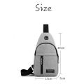Men Shoulder Bags Waist Pack Male Canvas Chest Bag for Men Fashion Messenger Crossbody Bags Travel Sling Bag Fanny Pack.