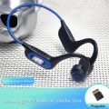 Bone Conduction Headphone Wireless Bluetooth 5.3 Earphone Outdoor Sport Earbud Headset with Mic for Android Ios Support SD Card. 