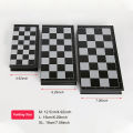 International Chess Set Magnetic Chess Game Board Set with Folding Chess Board Portable Travel Educational Board Game.