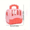 【Trick or Treat Alliance Mall】8pcs/set Cute Dog Pet Basket Toys, Dog Doll Set Dog Cage Toys Toys, Children's Day Gifts. 