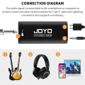 MOMIX CAB Guitar Audio Interface Guitar Sound Card Pocket Internal Recording Sound Card for Live Streaming By Phone and Laptop Plug & Play. 