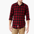 Black & Red Small Check Shirt For Men - Denim Shirt For Men - Shirt For Men - Shirt. 