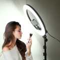 12 Inch LED Ring Light with Adjustable Stand & Phone Holder for Live Streaming, Video Recording, Photography, and Makeup Tutorials. 