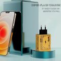 Real 51W PD GaN Fast Charging Adapter QC3.0 USB with 65 Watt 4in1 PD Cable Combo.
