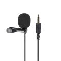 3.5 AUX Mini Lavalier Lapel Microphone Omnidirectional Mic with Clip On Model: GL-119. 