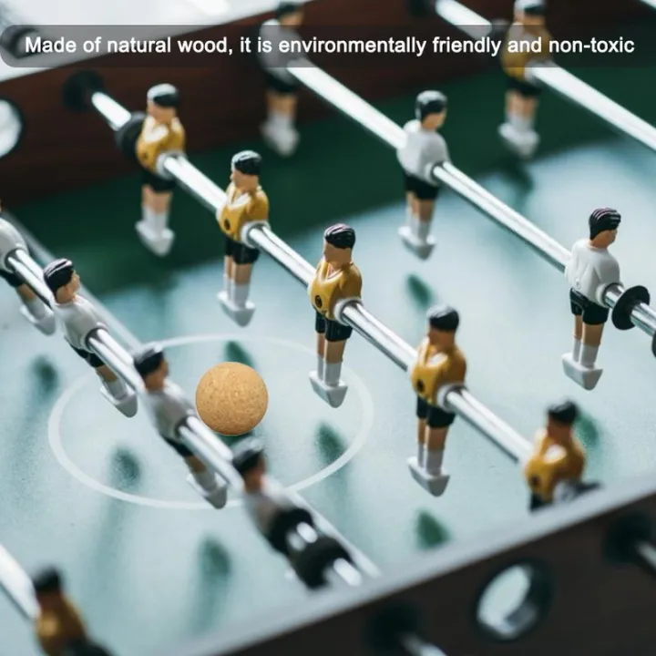 Sunfloweio%206/12pcs%2036mm%20Cork%20Solid%20Wood%20Foosball%20Table%20Soccer%20Ball%20Football%20Soccer%20Ball%20Baby%20Foot%20Fussball%20Desktop%20Soccer%20Ball%20Game%20-%20Image%203