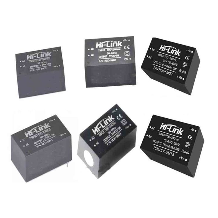 HLK-5M05 HLK-5M03 HLK-5M12 5W AC-DC 220V to 12V/5V/3.3V Buck Step Down Supply Module Converter Intelligent