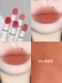 Judydoll Air Cushion Lip Glaze Matte Powder Lip Clay Cream Lipstick Longlasting Waterproof Red Lip Mud Brick Red.