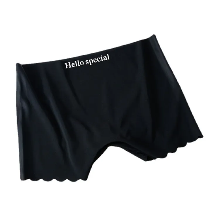 Cool%20Cool%20Ice%20Silk%20Seamless%20Safety%20Pants%20Women's%20Boxer%20Summer%20Thin%20Safety%20Panties%20Two-in-One%20Hip%20Lift%20Leggings%20-%20Image%205