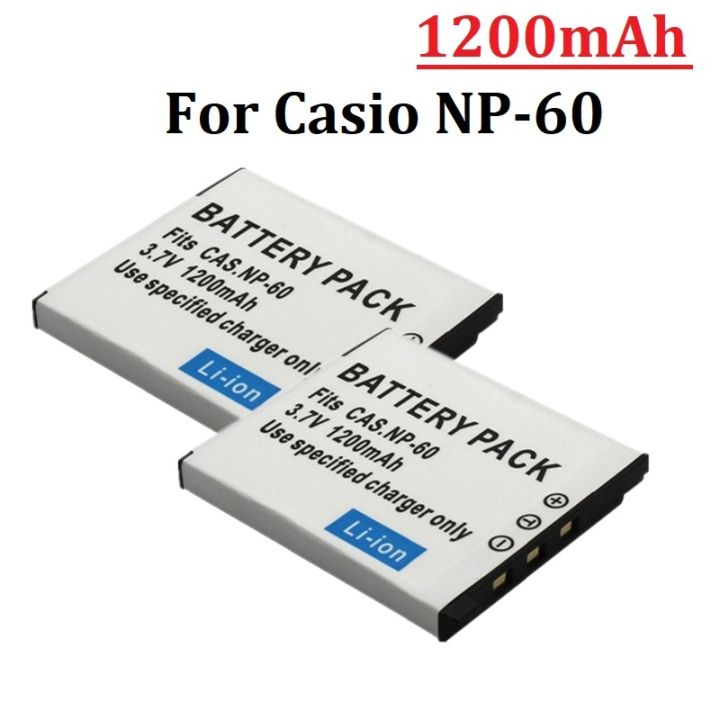 Bateria de reposição para CASIO NP-60 CNP-60
