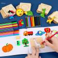 Kids Drawing Stencils Painting Templates Chalk Stencils for Notebook Diary Journal.