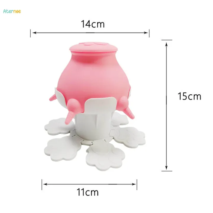 Pet%20Milk%20Bowl%20Pets%20Nursing%20Bottle%20Anti%20Choking%205%20Nozzles%20Nursing%20Station%20Pink%20Folding%20Base%20-%20Image%208