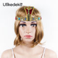 Relax Snake Shaped Headpiece Cleopatra Headdress Egypt Queen Hair Accessories Belly Dance Headband Halloween Cosplay Party Props.
