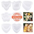 [ Wholesale Prices ] DIY Sushi Mold Onigiri Rice Ball Mold / Cute Animals Sushi Mold Set / Triangular Flower Heart Shape Sushi Maker Tools / Japanese Bento Accessories. 