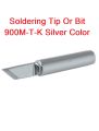 SILVER Color 900M-T-K Soldering Tip Bit Leads Free Soldering Iron Bits Replacement Pencil Soldering Solder Iron Tip For Soldering Iron & Station Tools Tip. 