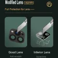 Modified Lens for iPhone 11 Change to 13 Pro Triple Camera Design Modify Tool HD Camera Lens Tempered Glass + Metal Protector. 