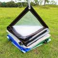 Clear Tarpaulin Cover with Grommets Heavy Duty Reinforced Corners Windshield Shed Cloth Rainproof Dustproof Thicken PE Waterproof Tarp for Outdoor.
