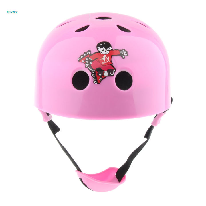 2%20Set%203-5%20years%20old%20Kid%20Child%20Roller%20Skating%20Bicycle%20Helmet%20Knee%20Wrist%20Guard%20Elbow%20Pad%20pink%20+%20purple%20-%20Image%202