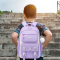 Kids Backpack Children School Bags Waterproof Primary Schoolbag Book Bag (purple).