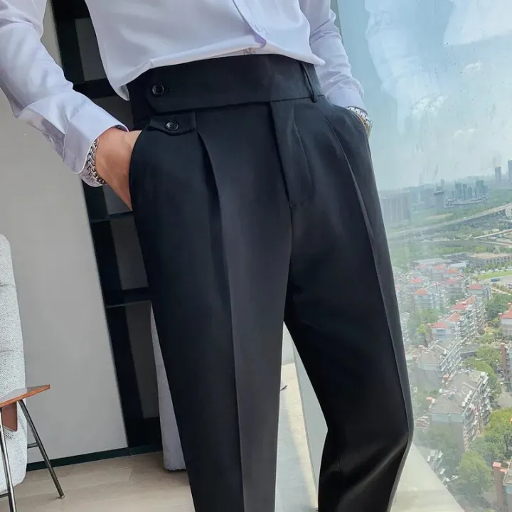 British%20Dress%20Pants%20For%20Men%20Clothing%202023%20Fashion%20High%20Waist%20Men's%20Pants%20Elegant%20Business%20Formal%20Wear%20Men%20Trousers%20High%20Quality%20-%20Image%202