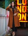New Design Women Fashionable Winter Collection Premium Quality China Suit Leather Fabric Coffee Color Long Over Coats / Jacket / Suit For Women By Classical Mart. 