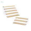 Multi-use Three Layer Clear Display Rack Makeup Dolls Ladder Riser Stand.