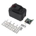 Battery Case+Lithium Battery Protective Board for Makita 15-Cell. 