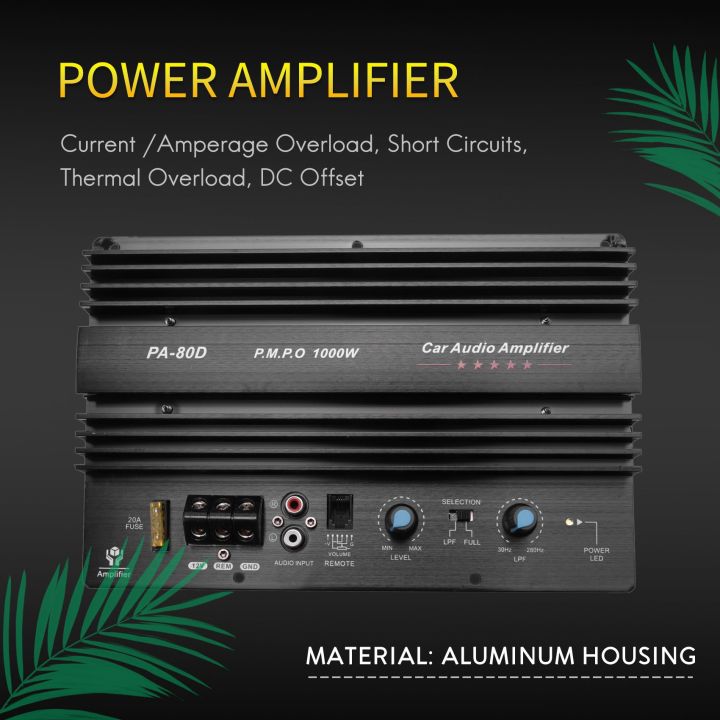 12V%201000W%20Mono%20Car%20Audio%20Power%20Amplifier%20Powerful%20Bass%20Amp%20PA80D%20-%20Image%204
